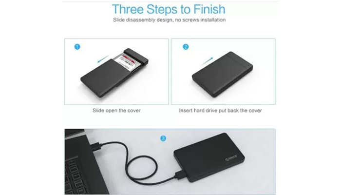 ORICO 2577U3 2.5 inch USB 3.0 Hard Drive Enclosure